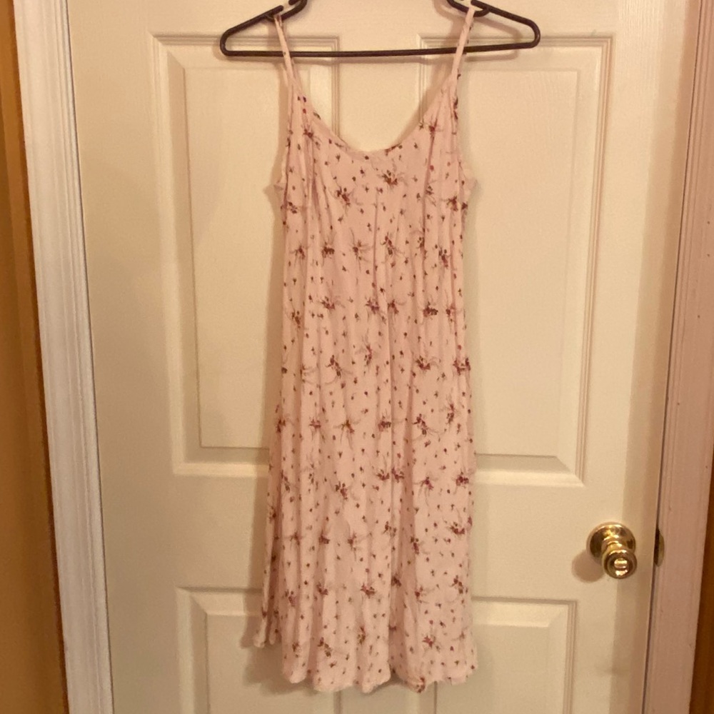 White/cream floral dress